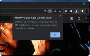 تاثیر Memory Saver روی مصرف رم کروم
