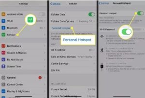 فعال کردن هات اسپات آیفون
